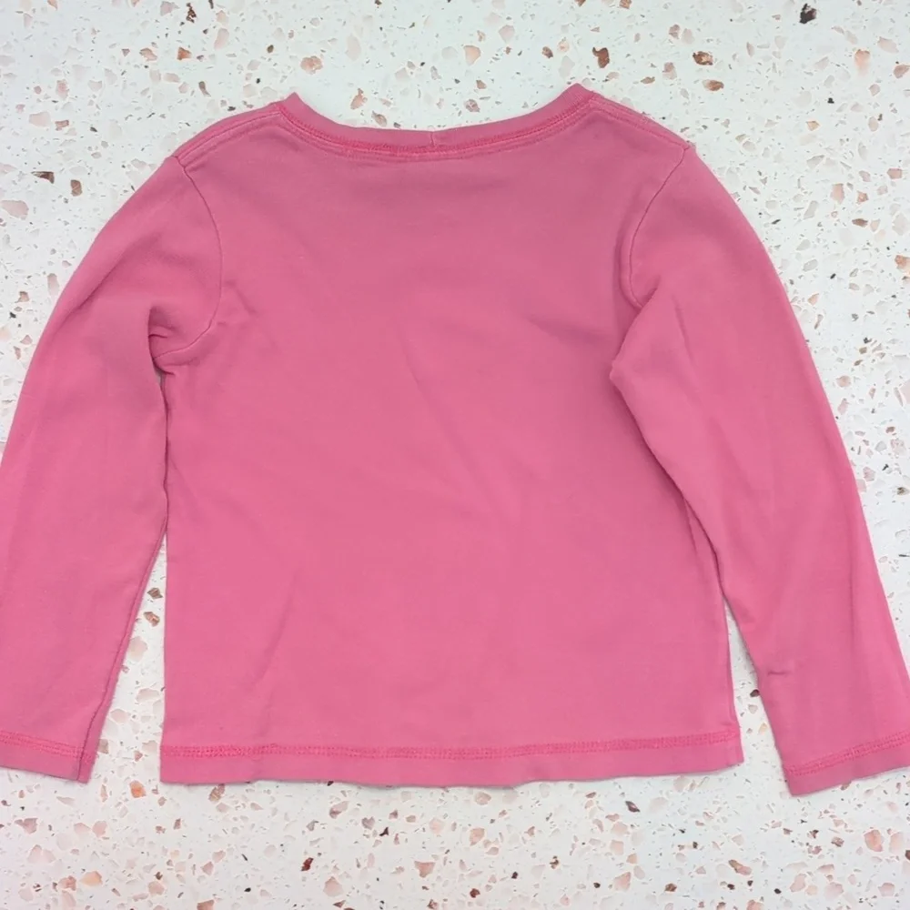 OshKosh | Pink Floral Long Sleeve T-Shirt Traditional Casual Feminine Play | 4